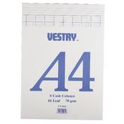 Vestry 8-Column Accountancy Pad A4 image