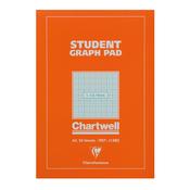 Clairefontaine Chartwell 1/5/10mm Graph Pad A4 50 Leaf