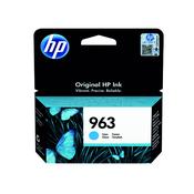 HP 963 Original Ink Cartridge Cyan 3JA23AE image
