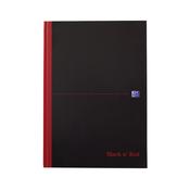 Black n' Red Smart Ruled Casebound Hardback Notebook A4 image