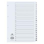 Index 1-20 A4 White Board With Clear Mylar Tabs image