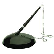 Q-Connect Reception Pen with Chain and Base