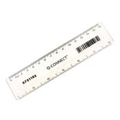 Clear 150mm/15cm/6inch Ruler image