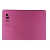 Square Cut Folder 250gsm Foolscap Pink (100 Pack) image