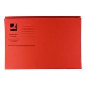 Square Cut Folder 250gsm Foolscap Orange (100 Pack) image