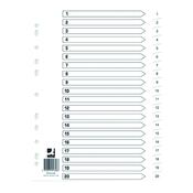 Index 1-20 Polypropylene White (10 Pack) image