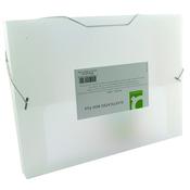 Q-Connect Elasticated Folder 25mm A4 Clear KF02310 image