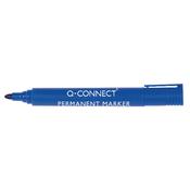 Q-Connect Permanent Marker Pen Bullet Tip Blue (10 PK) image