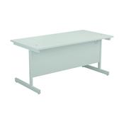 First Single Rectangular Cantilever Desk 1400x800mm White image