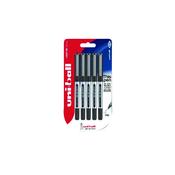 Uni-Ball UB-150 Eye Rollerball Pen Fine Black (5 Pack)