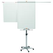 Nobo Piranha Mobile Flipchart/Drywipe Easel Blue/Silver image