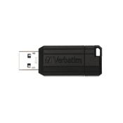 Verbatim 64GB Black Pinstripe USB Drive image