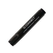 Jumbo Permanent Marker Pen Chisel Tip Black (10 Pack) image