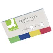 Quick Tabs 20x50mm Transparent Pack of 4x40 image
