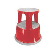 Red Metal Kick Step Stool image