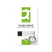 Q-Connect Black/Silver USB 3.0 High Performance 128GB Flash Drive image
