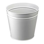 Metal Waste Bin 15L Round Grey image