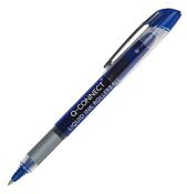 Q-Connect RBall Liquid Ink 0.5 Blue Box 10 image