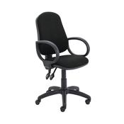 First Calypso Operator Chair Fixed Arms Black image