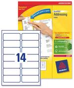 L7163 Avery Laser Labels 14 per Sheet - 100 Sheets image
