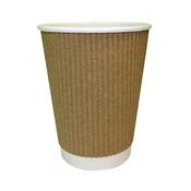 Cup 8oz Kraft Ripple (Pack of 500) image