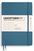 Leuchtturm1917 (B5), Softcover, 123 numbered pages, Stone Blue, dotted image