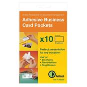 Pelltech Business Card Pockets Top Opening 100's image