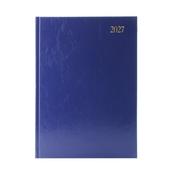 Desk Diary 2 Day Per Page A4 Blue 2027 image