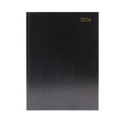 Desk Diary Week To View A4 Black 2026 image