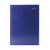Desk Diary Day Per Page Appointment A5 Blue 2026 image