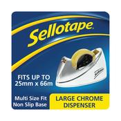 Sellotape Dispenser Chrome for up to 66 Metre Tapes image