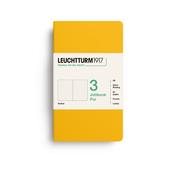 Leuchtturm1917 Jottbook pur (A6) dotted, Sunflower, pack of 3 image