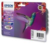 T080740 Epson Inkjet Cartridge Refill Ink Set 6 T0807 image