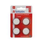 Verbatim CR2450 3V Premium Lithium Battery (Pack of 4) 49535 image