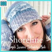 Hat and Wrist Warmer Set in Blue or Pink by Shoreline