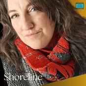 Shoreline Infinity Scarf – Dusky Red and Grey with Sequin Detail