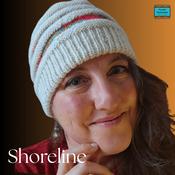 Shoreline Ribbed Concertina Beanie – Natural Bainín with Colour Stripes