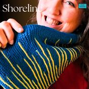 Shoreline Infinity Scarf – Teal with Yellow Blade Motif