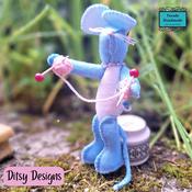 Maggie the Mindful Knitter – Miniature Mouse Keepsake