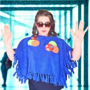 Minimalist Circle Fleece Poncho