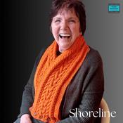 Orange Crossover Infinity Long Aran Scarf