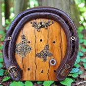 Magical Horseshoe Fairy Doors by Liffey Forge