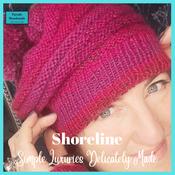 Pink and Red Hand Knitted Hat and Wrist Warmers Set by Shoreline
