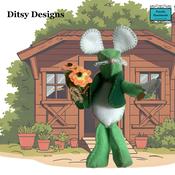 Gracie the Gentle Gardener – Miniature Mouse Keepsake