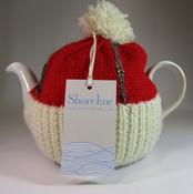 A chocolate drizzled, bun style Tea Cosy, by Shoreline.