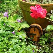 Horseshoe, bronze coloured, Fairy Door, by Liffey Forge