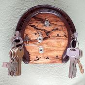 Lucky Horseshoe Fairy Door Key Rack - Liffey Forge - Parade Handmade