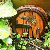 Steampunk Horseshoe Fairy Door By Liffey Forge