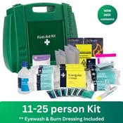 11-25 person First Aid Kit with Burns &amp;amp; Eyewash image