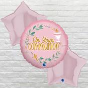 Communion Bouquet Pink